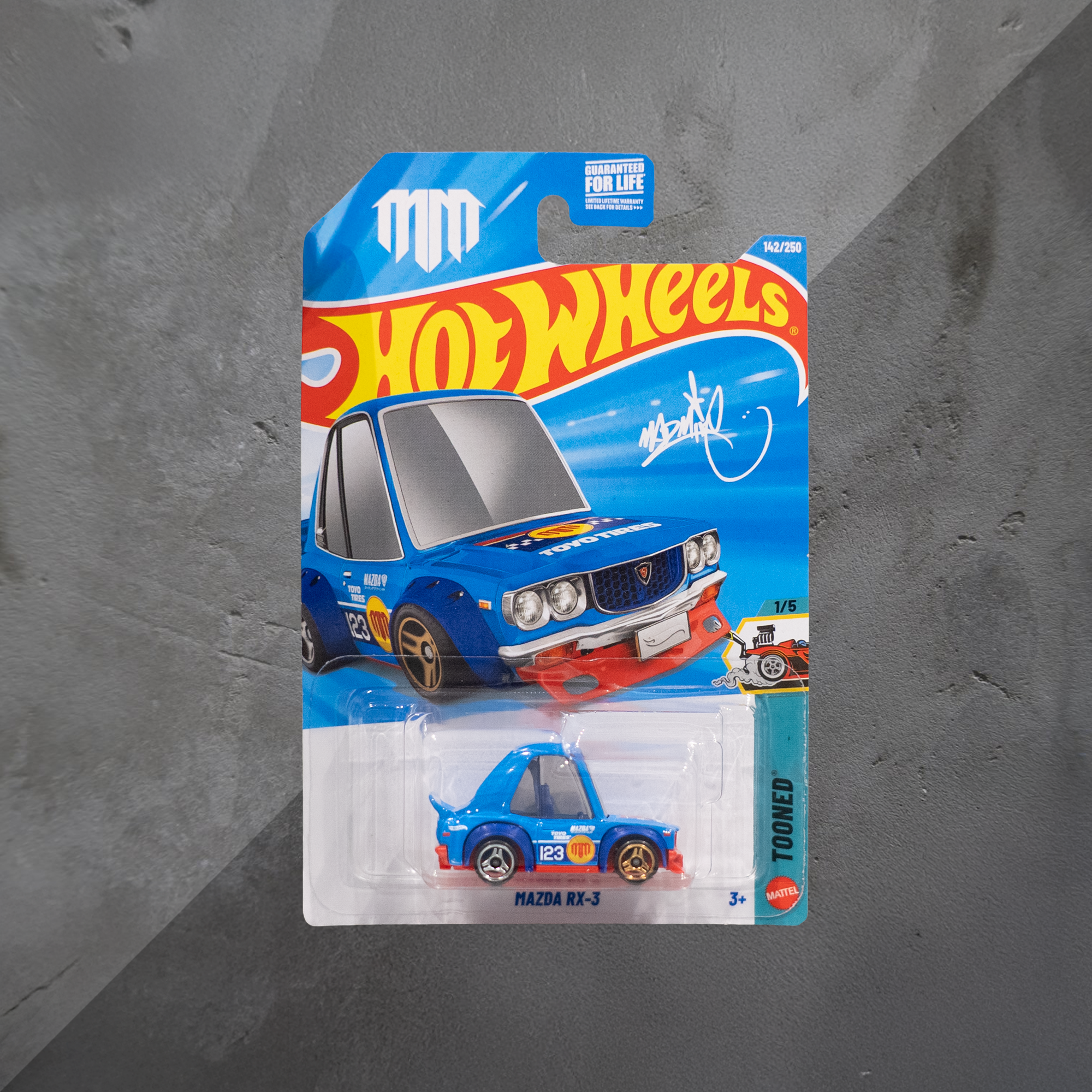 MAZDA RX3 NOPPO Hot Wheels FURSTY | Signed | Mad Mike Motorsport