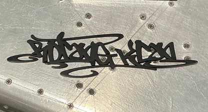 ROTANG KLAN Car Badge - Matte Black