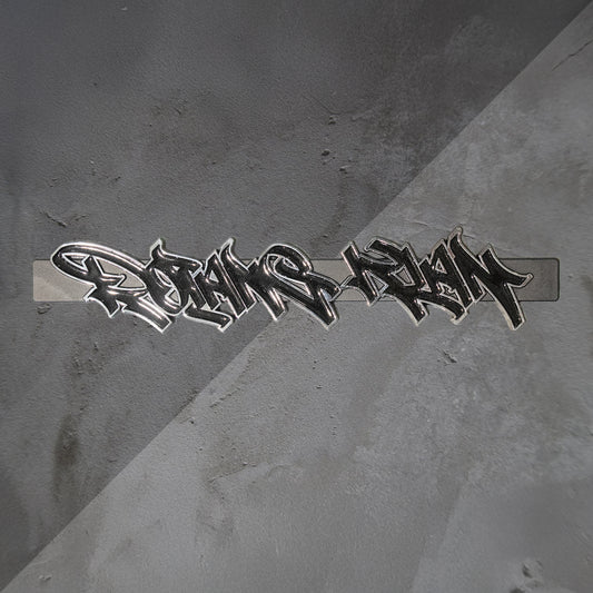 ROTANG KLAN Car Badge - Bold Black