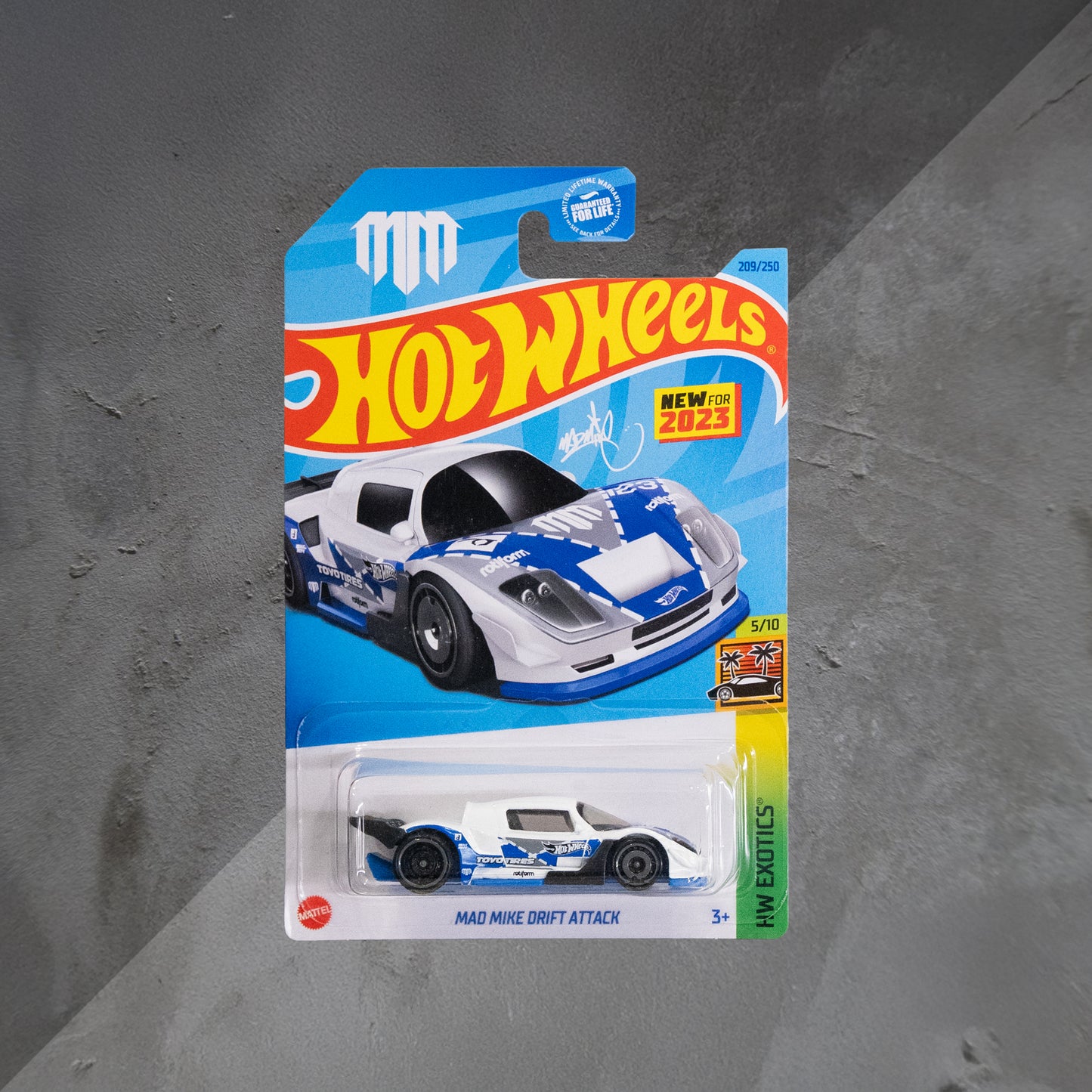 MAD MIKE DRIFT ATTACK Hot Wheels - Blue/White