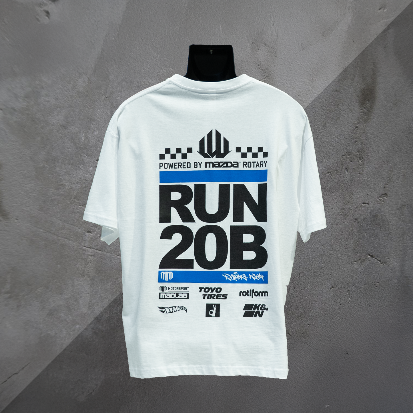 RUN 20B Tee - Wht