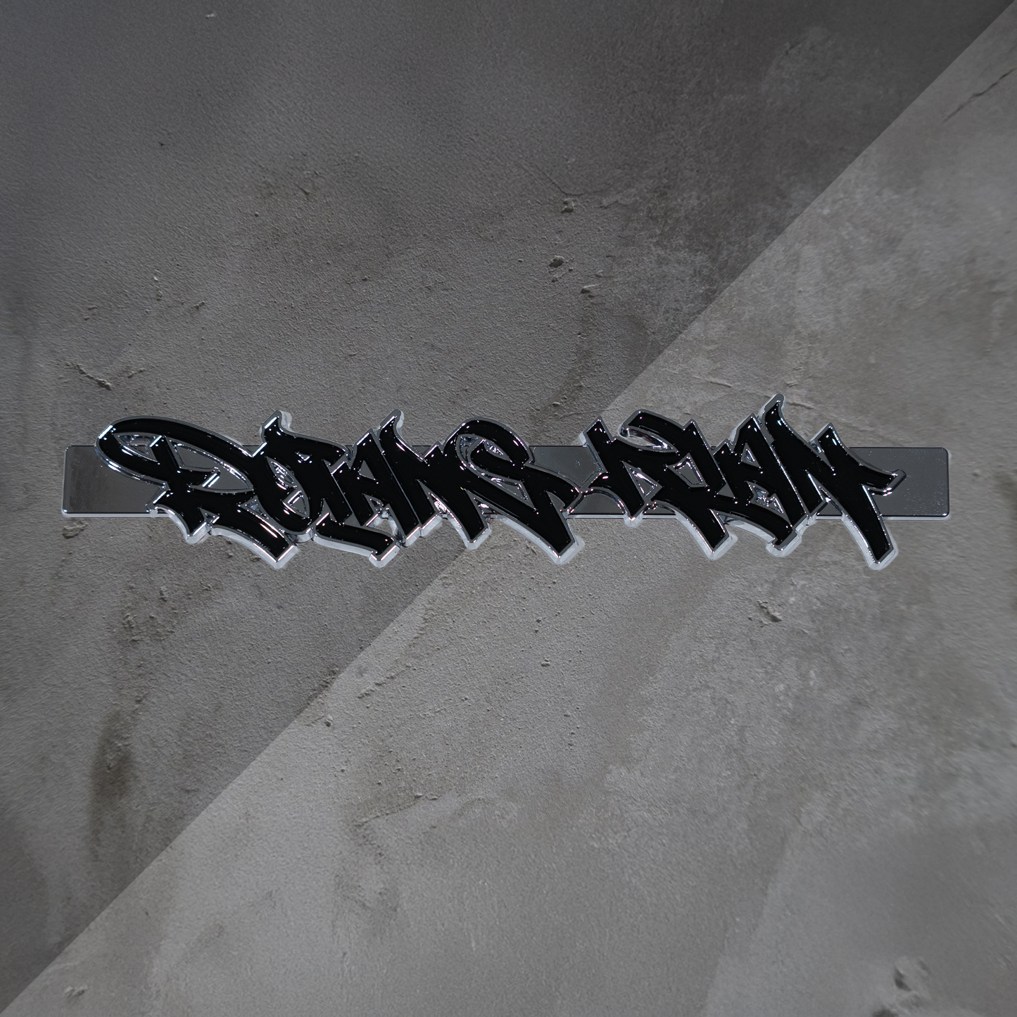 ROTANG KLAN Car Badge - Bold Chrome