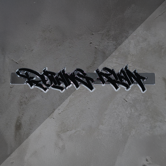 ROTANG KLAN Car Badge - Bold Chrome
