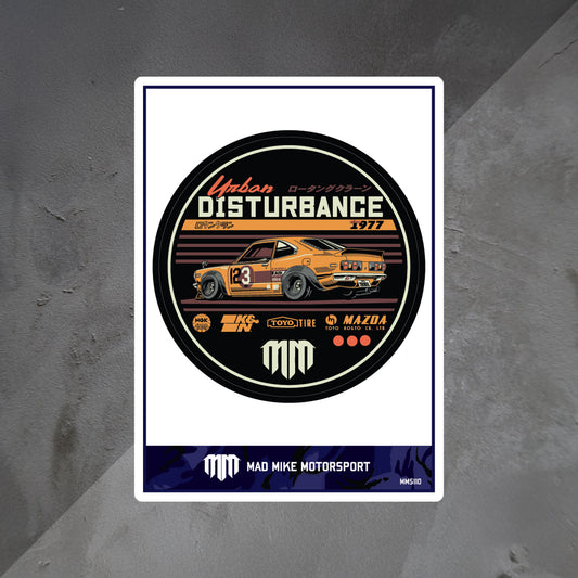 DISTURBANCE Circle Decal
