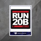RUN 20B Decal