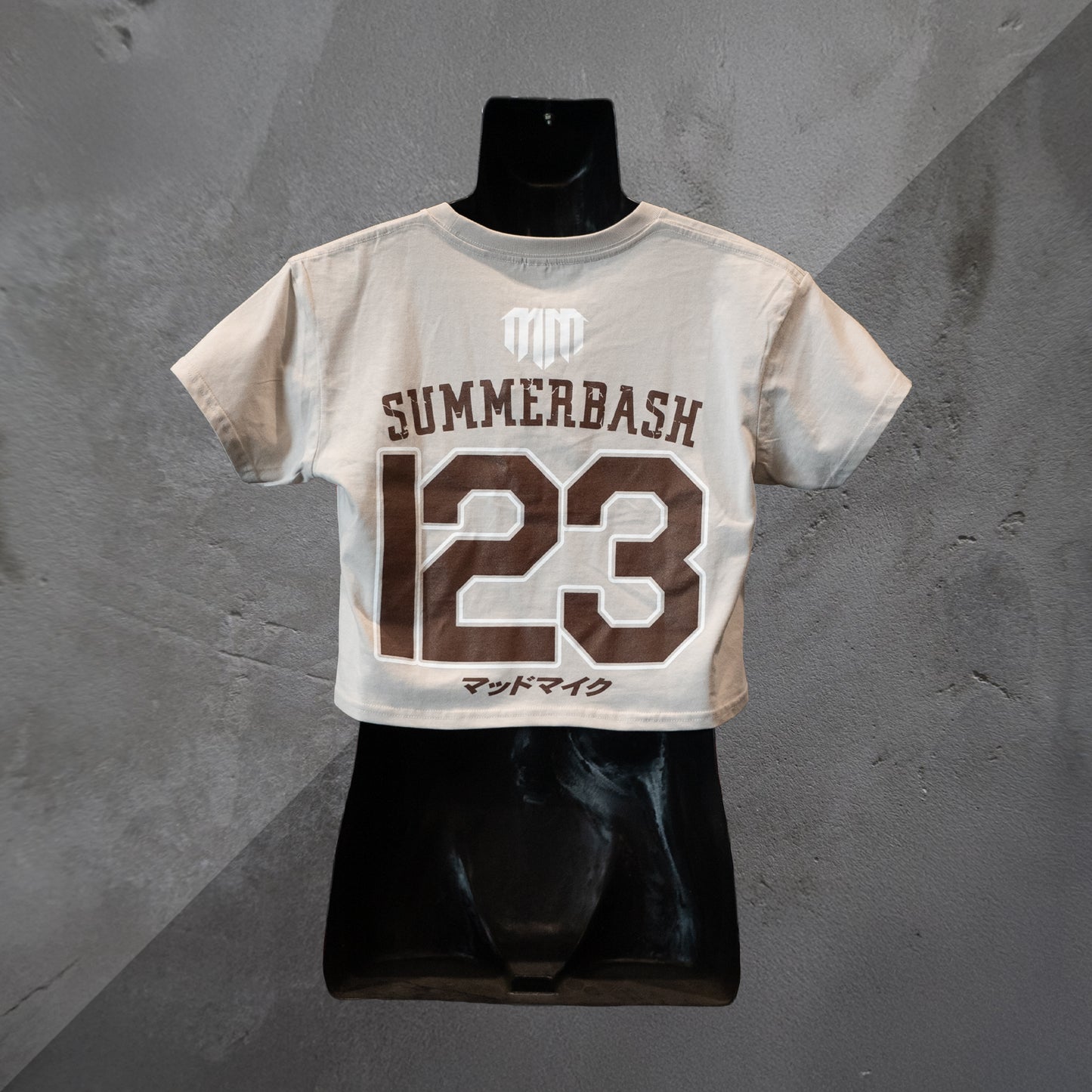 SummerBash Crop Tee - Bone