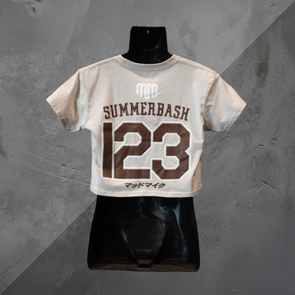 SummerBash Crop Tee - Bone