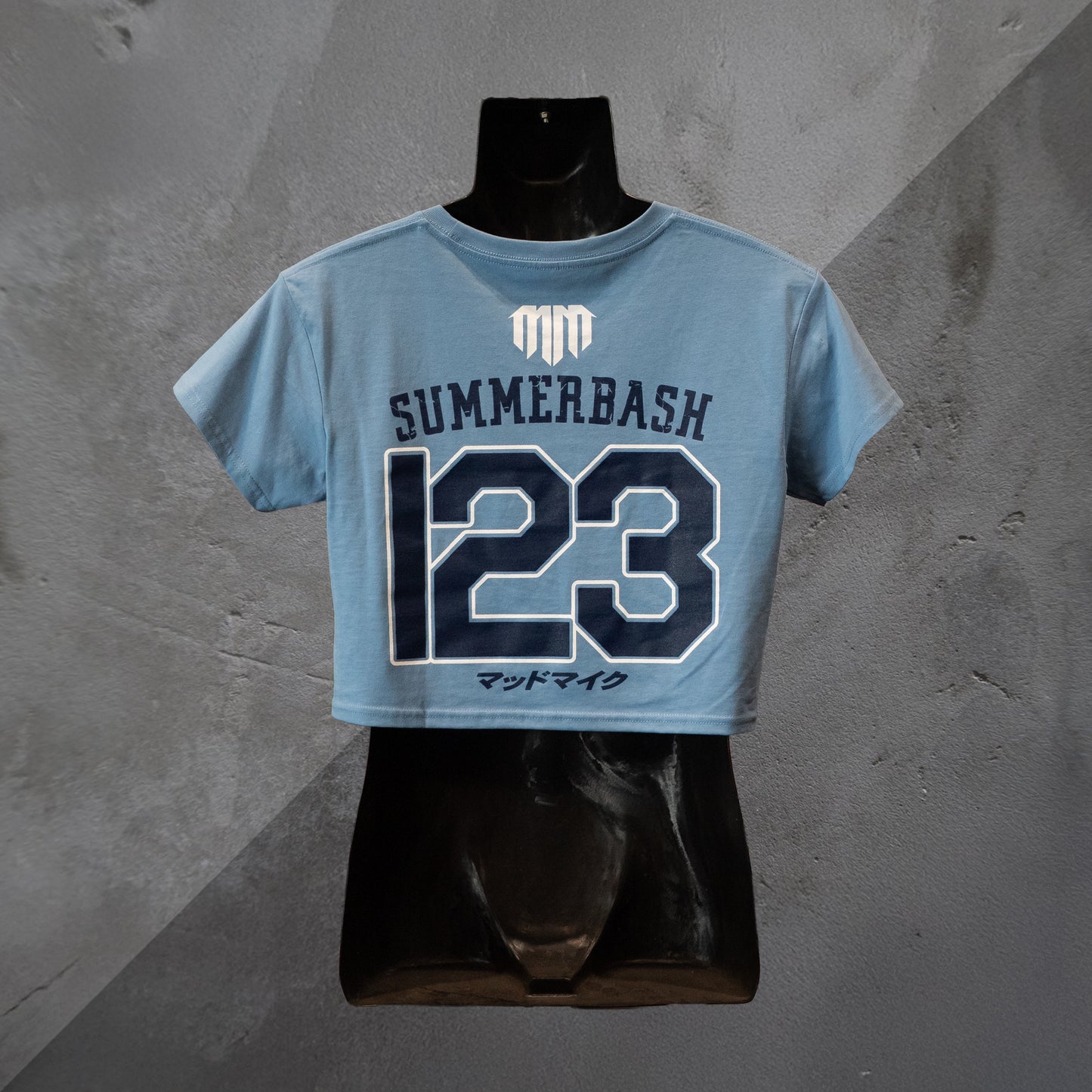 SummerBash Crop Tee - Blue