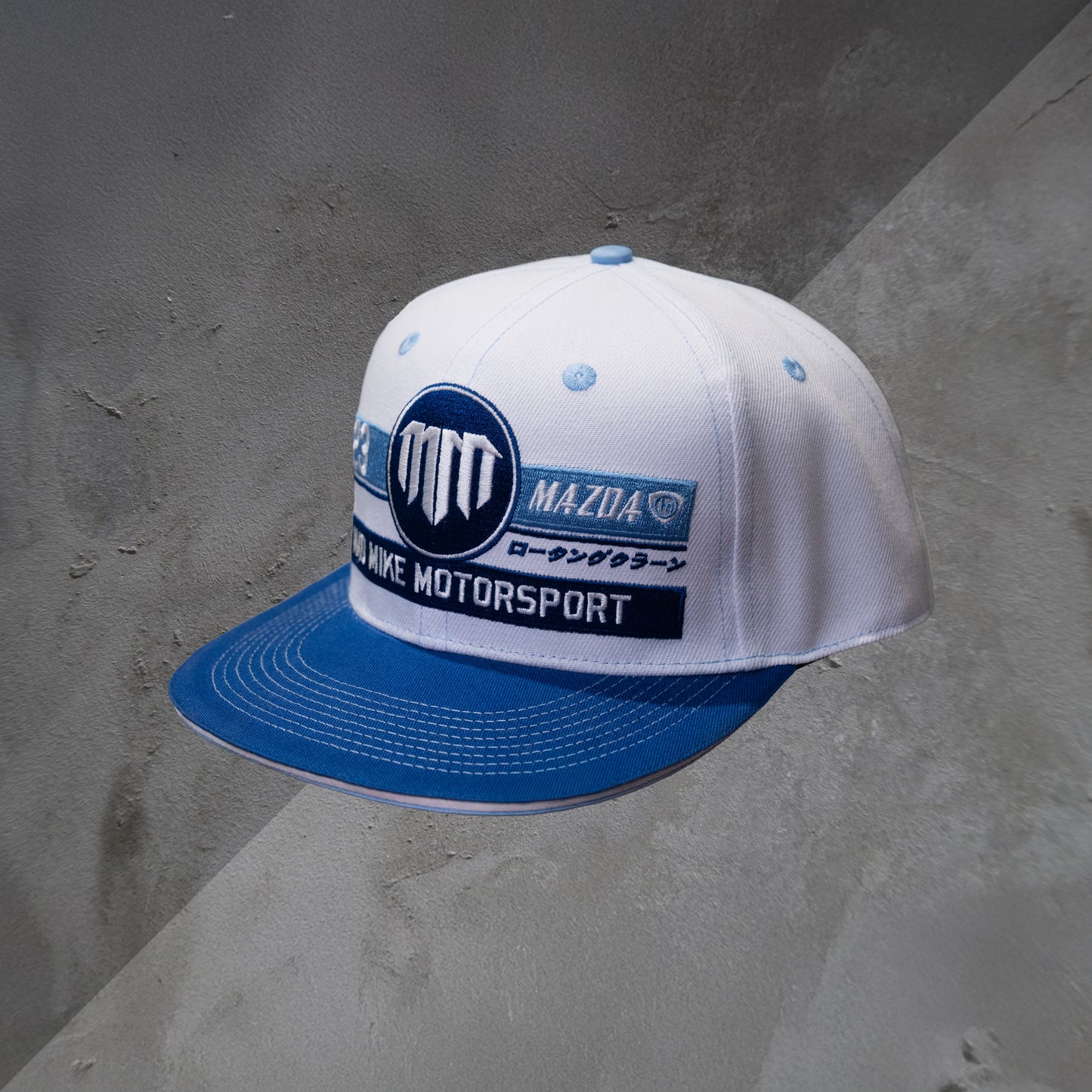 Mad Mike Motorsport Cap - Wht/Blu